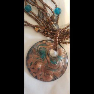 Gold/Turquoise necklace